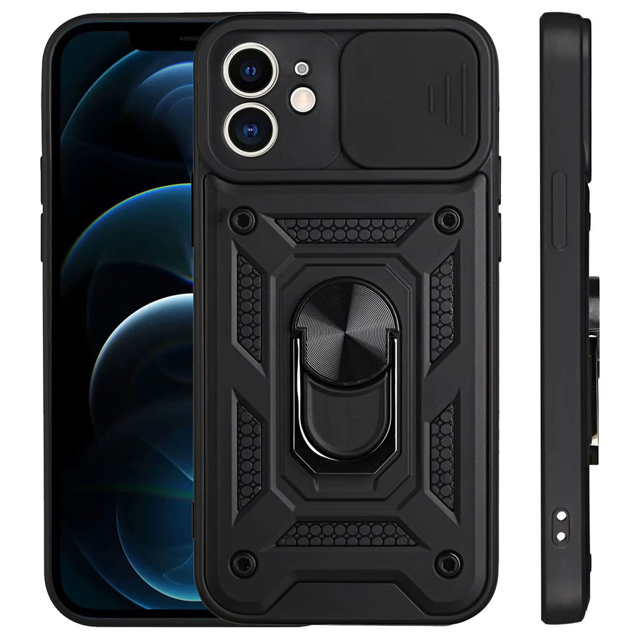 Stoßfeste Schutzhülle für Apple iPhone 12 Mini mit Kameraschutz in Schwarz oder Blau - Bild 6