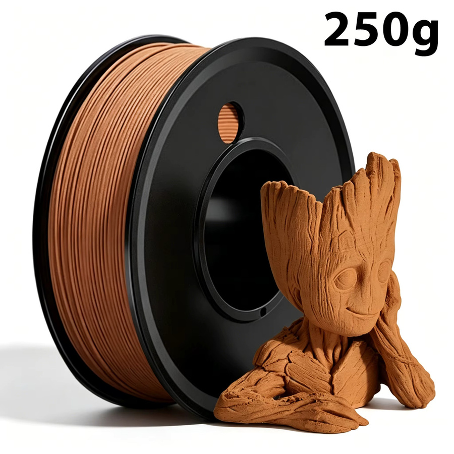 3D Maliang PLA Filament Holz-Optik Sandelholz Teakholz Braun 1,75mm für FDM 3D-Drucker - Bild 2