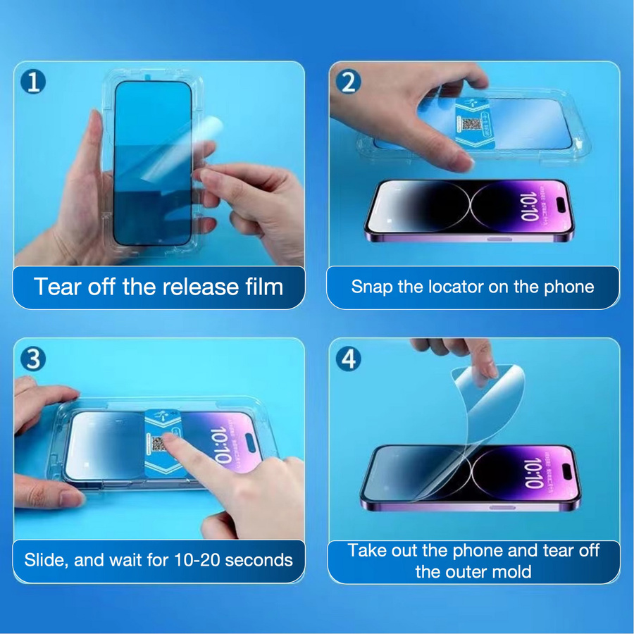 Samsung Displayschutz Panzerglas Folie Transparent für Galaxy S24 Ultra, S23 Plus, S22, S21, S20, A54 5G, A53, A52, A32, A22, M54, M33, A71, A50 und A32 5G/4G - Bild 2