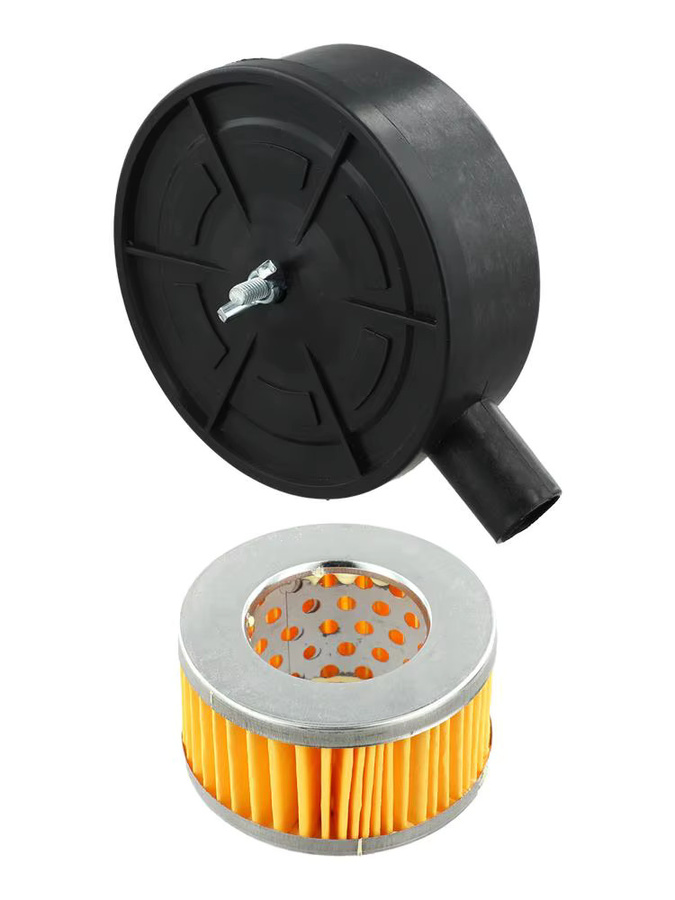 LEENKEA Luftkompressor Schalldämpfer Set mit Noise Reducer und Luftfilter, 2 Stück, Schwarz, 20mm - Bild 6