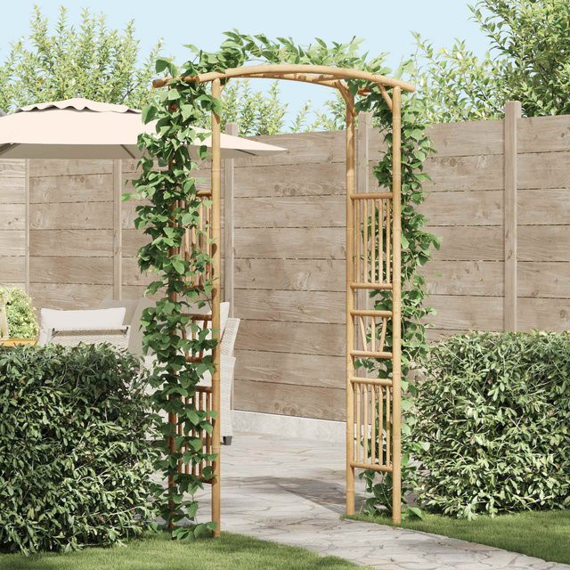 Gartenbogen aus Bambus von VD Home Furnishing in Natur Braun, B/T/H: 110 x 40 x 205 cm - Bild 1