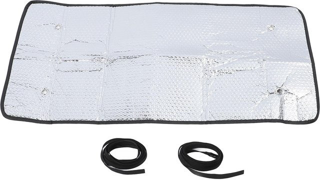 GoolRC Abdeckung für Fensterklimaanlagen in Weiß und Silber, regendicht, sonnenbeständig und wärmeisolierend aus Aluminiumfolie für das AC Außengerät - Bild 1