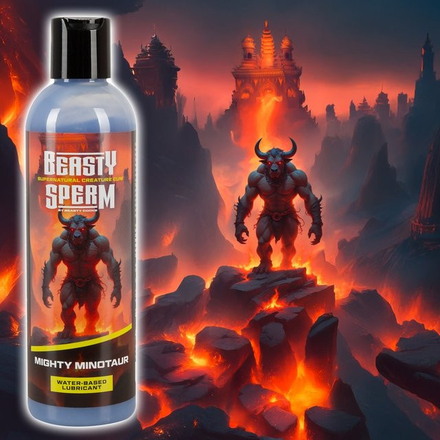 Beasty Cocks Beasty Sperm Mighty Minotaur Gleitgel auf Wasserbasis - Bild 1