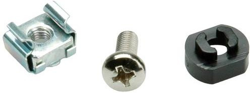 Apranet 26510524 Netzwerkschrank-Befestigungsmaterial 19 Zoll in Silber - Bild 1