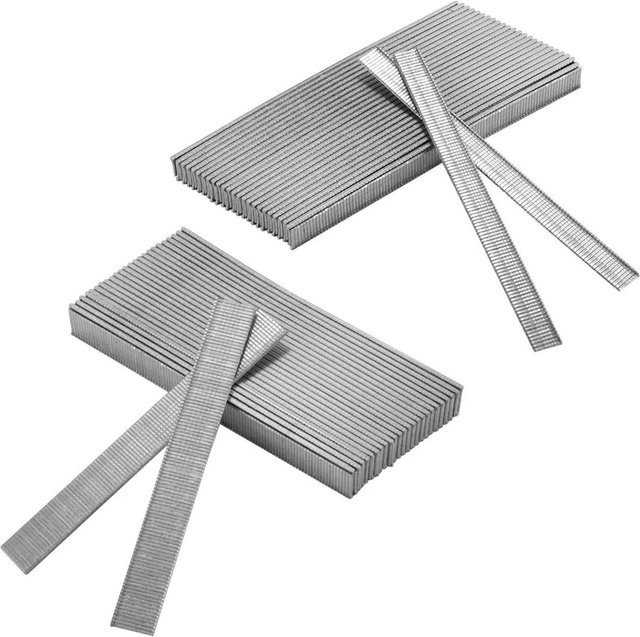STAHLWERK Druckluft-Streifennägel 18GA aus verzinktem Stahl, 10 mm und 15 mm, 10000 Stück, Farbe Silber - Bild 1