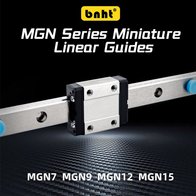 MGN Miniatur-Linearschiene mit 1 Block, Typ C oder H, Gleitbahn 100–800mm für CNC, 3D-Drucker, Lasergravur und Robotik - Bild 1