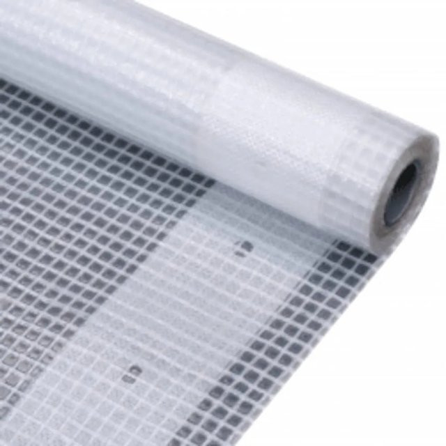 vidaXL Gitter-Abdeckplanen 2er-Set aus PE-Kunststoff, Weiß, B x L: 300 x 200 cm, 260 g/m² - Bild 1