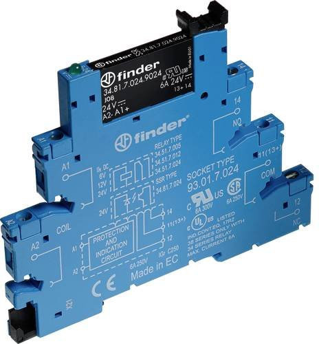 Finder Halbleiterrelais 38.81.3.125.9024 in Blau - Bild 1