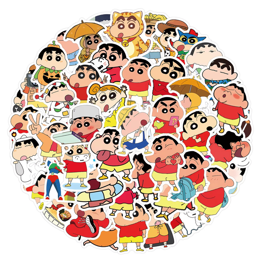 Keeppley Crayon Shin-chan Anime Aufkleber, 60-teiliges Set - Bild 2