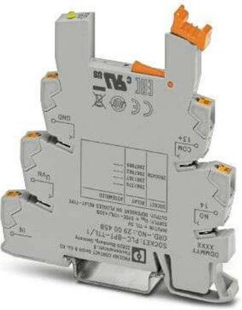 Phoenix Contact PLC-BPT-TTL/1 Relaissockel, Grau, B/T/H: 6,2 x 9,4 x 8,0 cm - Bild 1
