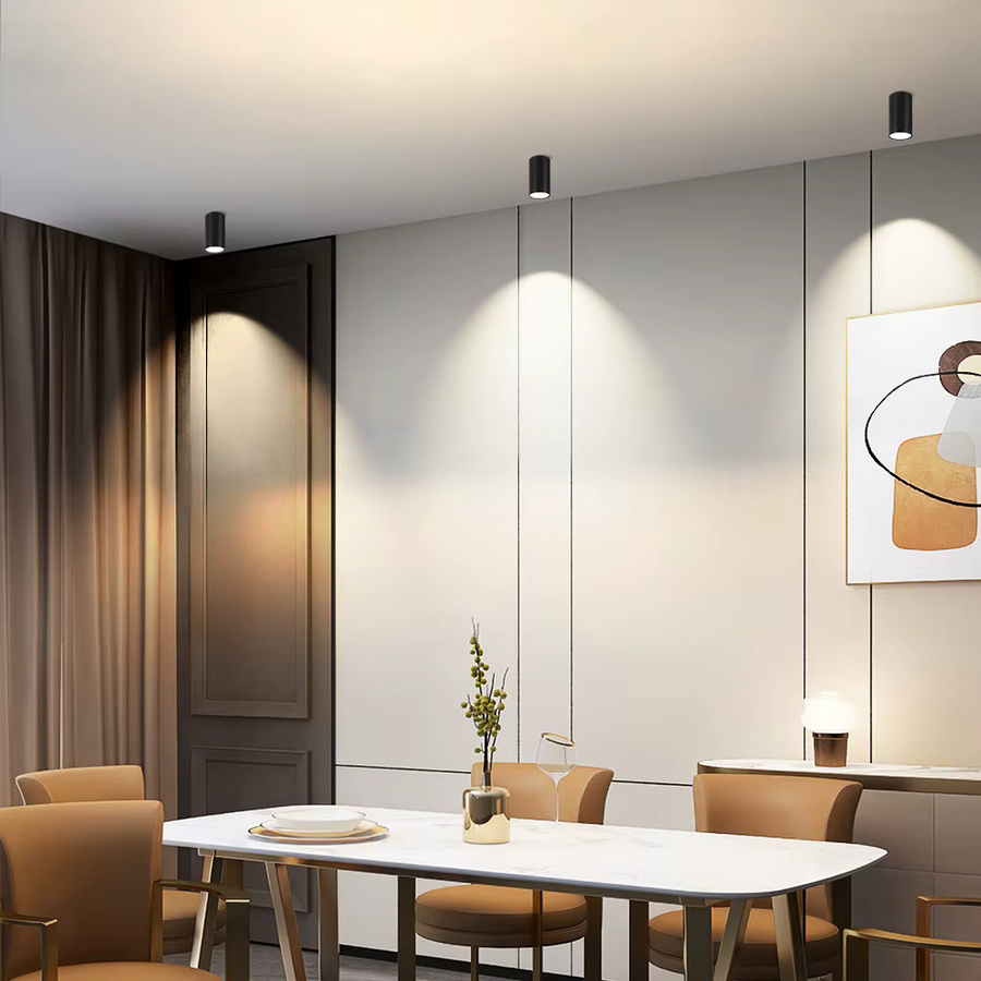 CHENBEN Moderne Deckenleuchte aus Aluminium mit austauschbaren GU10 LED-Lampen als Aufputz-Downlight für Küche und Wohnzimmer - Bild 2