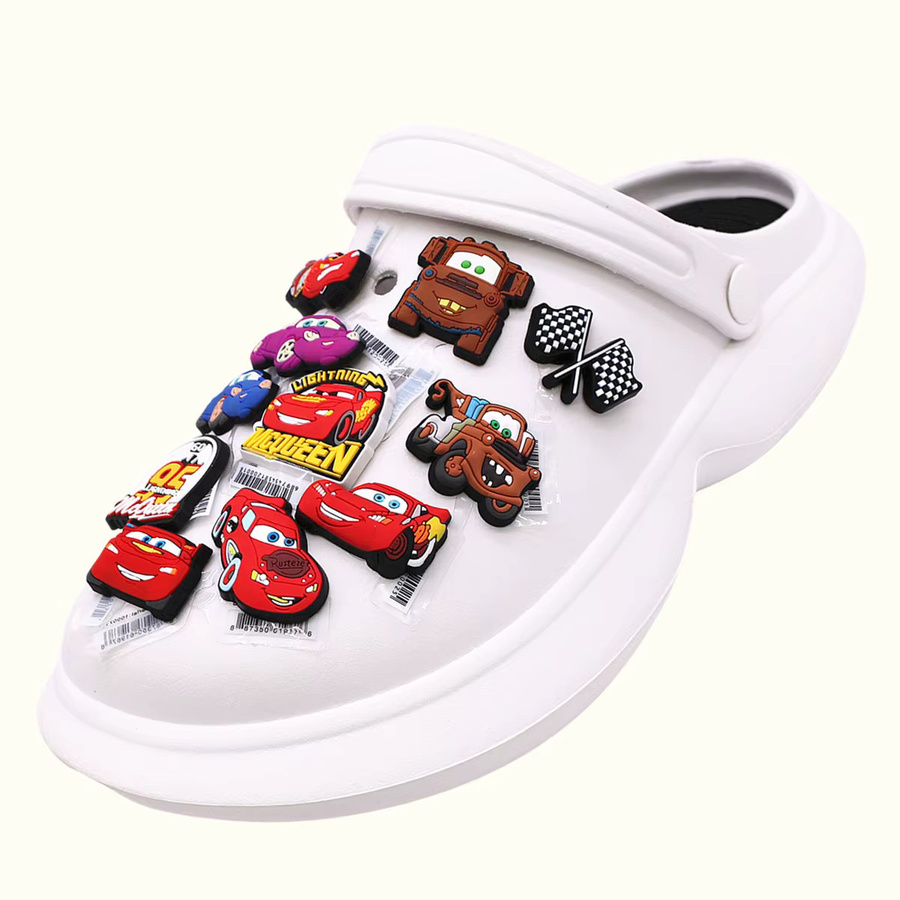 Potdemiel Charms, Cartoon Autos, PVC, Clog Pin Clips - Bild 2