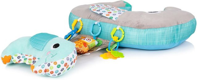 Chipolino 5 in 1 Babykissen als Stillkissen, Spielkissen, Greifling und Stützkissen in Blau - Bild 1