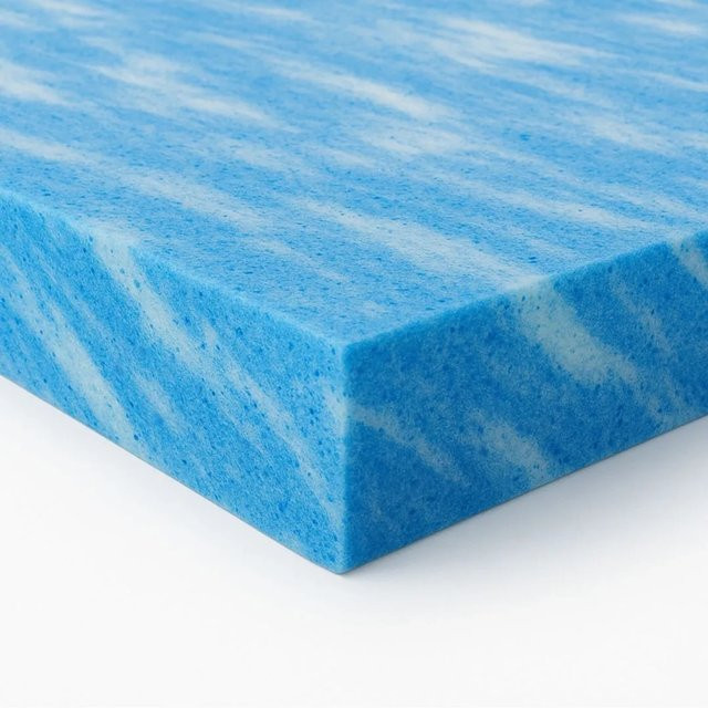 AM Qualitätsmatratzen Gelschaum Topper RG50 Weiß B/T: 200 x 200 cm - Bild 1