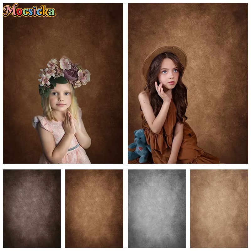 Mocsicka Fotografie Hintergrund mit abstraktem Farbverlauf und Textur in Multicolour für Porträts und Studioaufnahmen - Bild 3