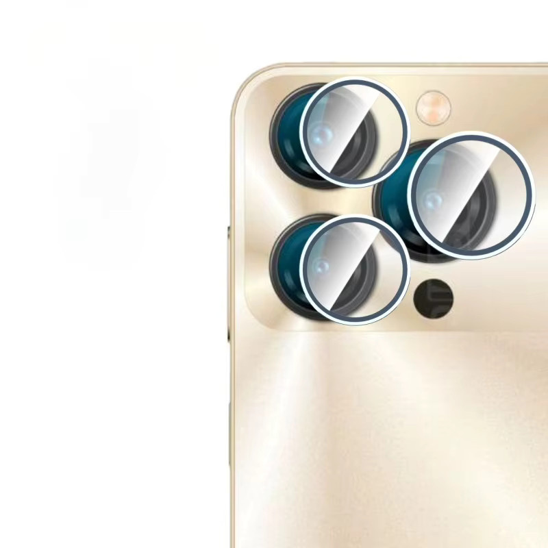 Oukitel C69 P1 Pro Kameraschutz Schutzglas mit Metallring in Silber und Transparent - Bild 1