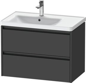 Duravit Waschtischunterschrank Ketho.2 in Graphit Matt, B/T/H: 78,4 x 45,5 x 54,9 cm - Bild 1