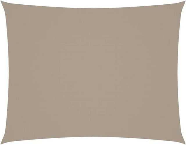 Furnicato Sonnensegel aus PU-beschichtetem Oxford-Gewebe, rechteckig, Taupe, B: 450 cm, H: 300 cm - Bild 1
