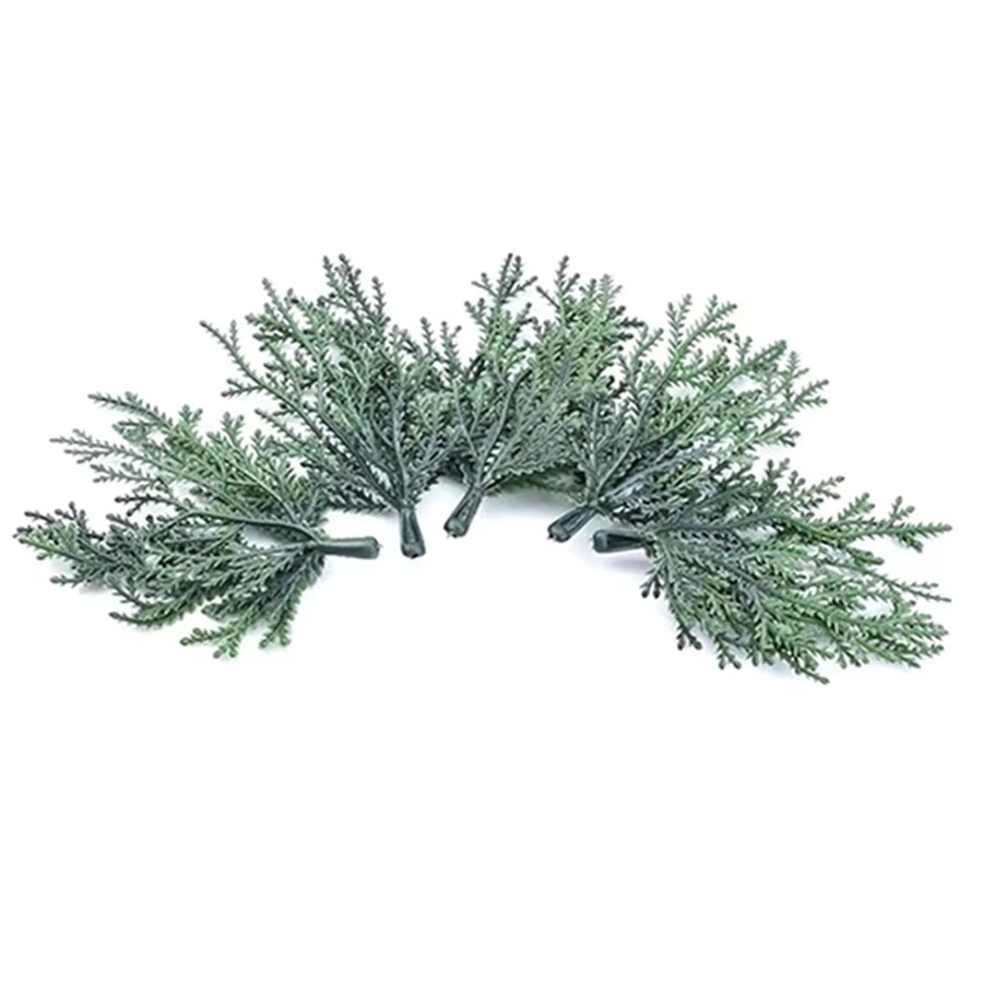 ZQCY Künstliche Pflanzen in Grün für Weihnachtsbaum, Kranz und Hochzeits-DIY-Dekoration - Bild 2