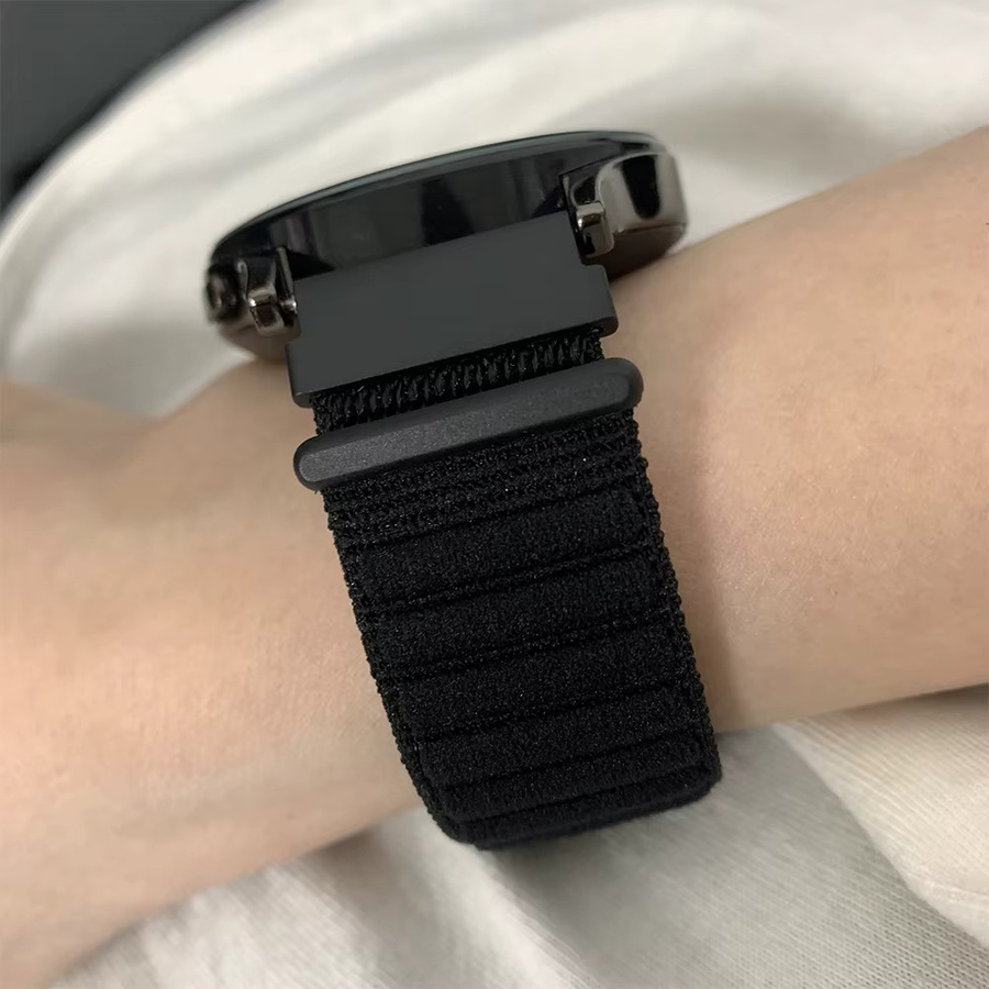 COLMI Uhrenarmband Nylon, Schwarz, Unisex, 20mm, 22mm - Bild 4