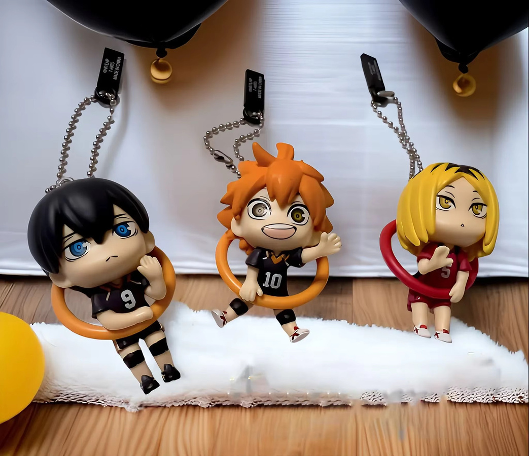 TakaraTomyArt Haikyuu!! Hinata Shoyo Kugelkettenanhänger Konnichiwa! Anime-Figur Maskottchen Multicolor - Bild 3