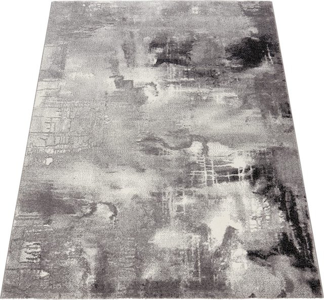 Teppich Horizon in Grau im Vintage-Design mit abstraktem Muster, B: 120 cm, T: 170 cm - Bild 1
