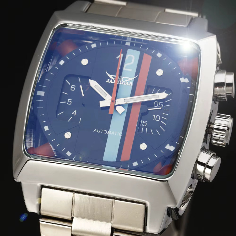 Von.Jovani Armbanduhr Automatik, Edelstahl, Silber, Herren, Eckig - Bild 1