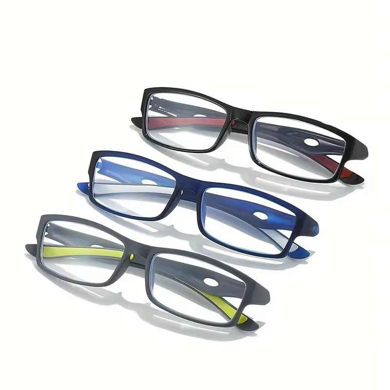 BMAD Lesebrille, Unisex, Vollrand, rechteckig, Kunststoff - Bild 1