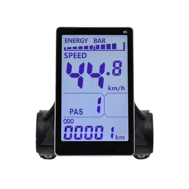 M5 LCD-Display mit 5-Pin Stecker für Elektrofahrräder und Roller in Schwarz - Bild 4