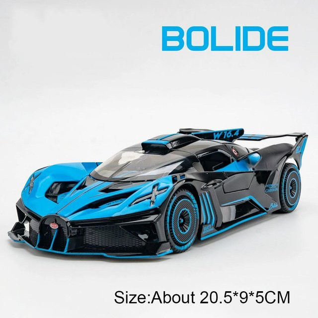 Linyi toy car La Voiture Noire Bolide Sportwagen Modell, 1:24, mit Sound und Licht, ab 14 Jahren - Bild 1