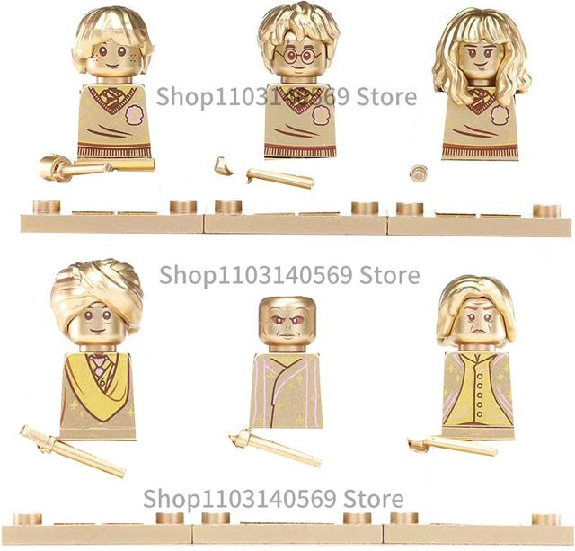 Beast Kingdom Harry Potter Actionfiguren, Goldene, 6-teiliges Set - Bild 1