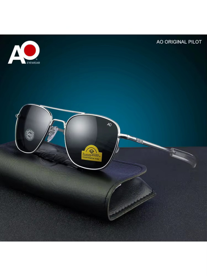AO Sonnenbrille Aviator, Metall, Vollrand, Unisex - Bild 4