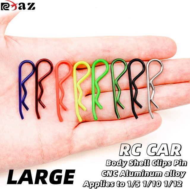 RCXAZ RC Auto Lager Körper Shell Clip Pin Schnalle, Zubehör, Schwarz - Bild 1