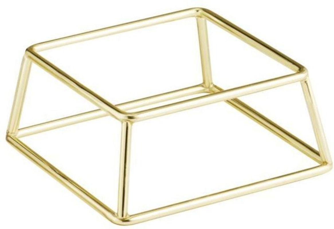 APS Buffet-Ständer Multi eckig in Gold aus Metall, B/T/H: 18 x 18 x 8 cm - Bild 1