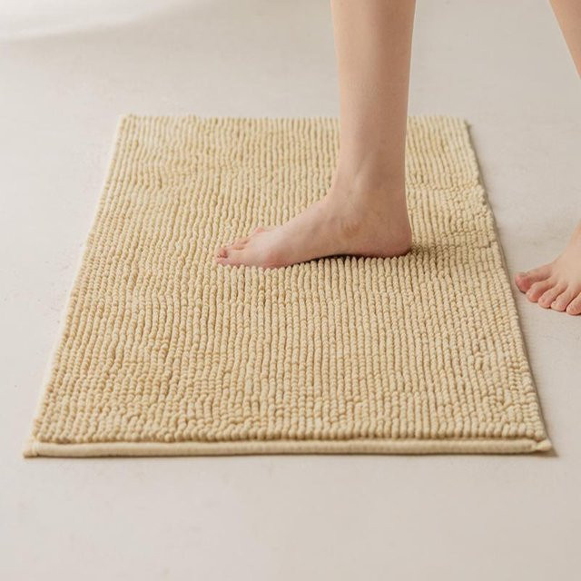 Temi Chenille-Fußmatte Rutschfest und Saugfähig, B/T: 60 x 40 cm, Yiran Furniture - Bild 1