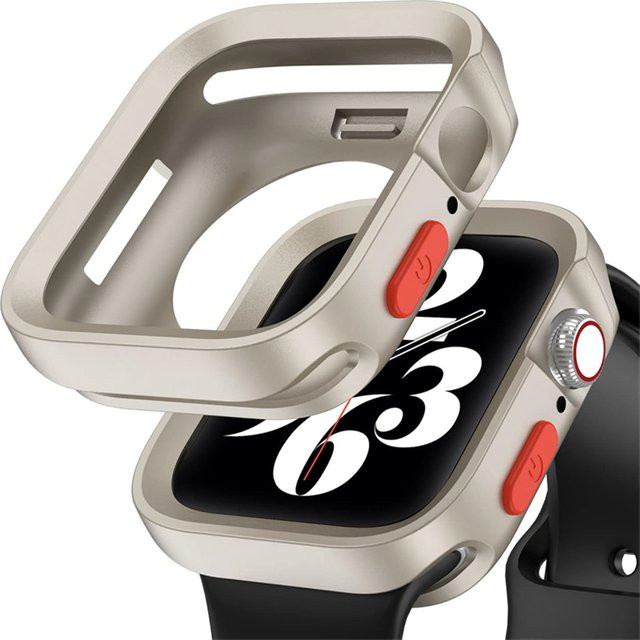Apple Schutzhülle für Apple Watch, TPU, Silikon, Rot, Unisex - Bild 1