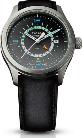 Traser Herrenuhr, Quarz, Edelstahl, 42 mm, 10 ATM