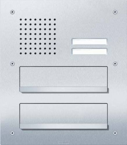 Siedle CL 411 BD2A 02 B Durchwurfbriefkastensystem aus Edelstahl in Silber für den Einbau - Bild 1