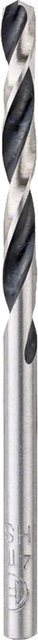 Bosch HSS-Spiralbohrer PointTeQ aus Edelstahl im 2er-Set, Farbe Schwarz-Silber, Durchmesser: 4 mm - Bild 1