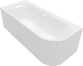 Villeroy & Boch Oval-Badewanne Duo LOOP& FRIENDS, Einbauwanne, links, weiß, B/T: 180 x 80 cm - Bild 1