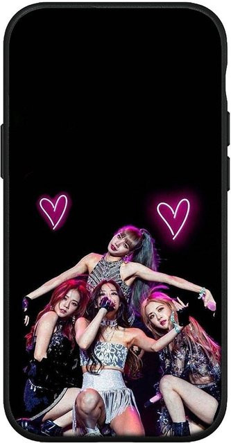 MINISO Handyhülle für iPhone, Samsung Galaxy, Xiaomi Redmi und OPPO in Schwarz und Pink - Bild 1
