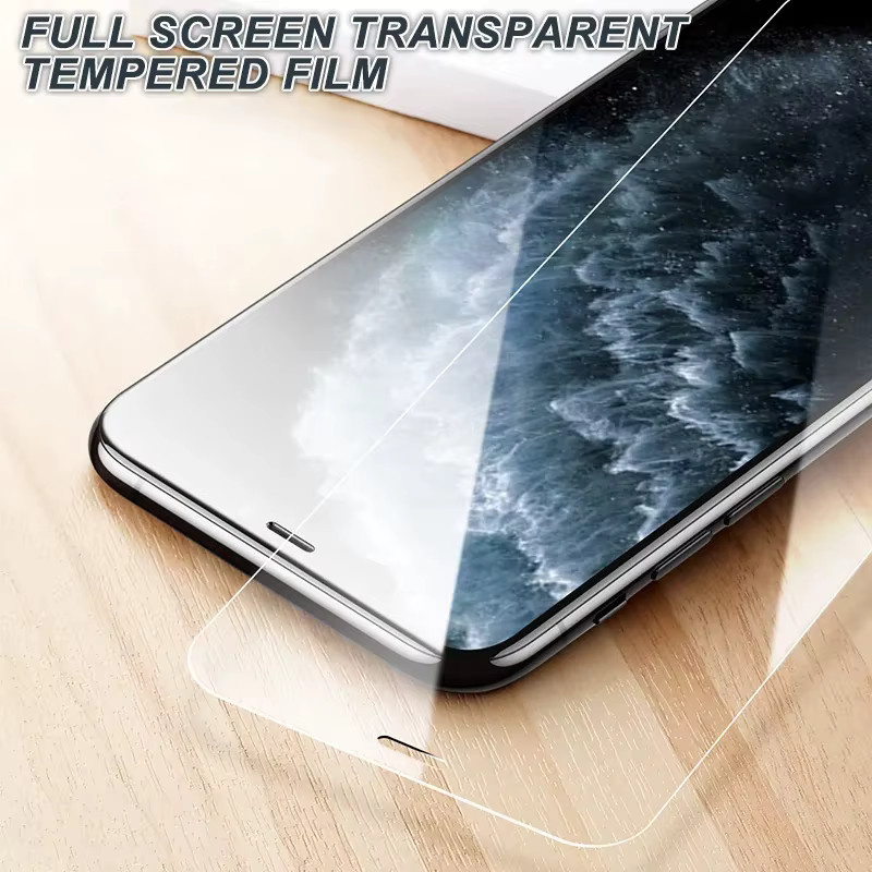 Schutzfolien-Set für Apple iPhone 16 15 14 13 12 11 Pro Max Plus Mini aus Klarglas mit 2 Rückseiten und 2 gehärteten Vordergläsern, transparent - Bild 2