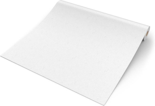 UGEPA Vinyltapete weiß und beige, einfarbig, Breite: 53 cm, Länge: 1500 cm - Bild 1
