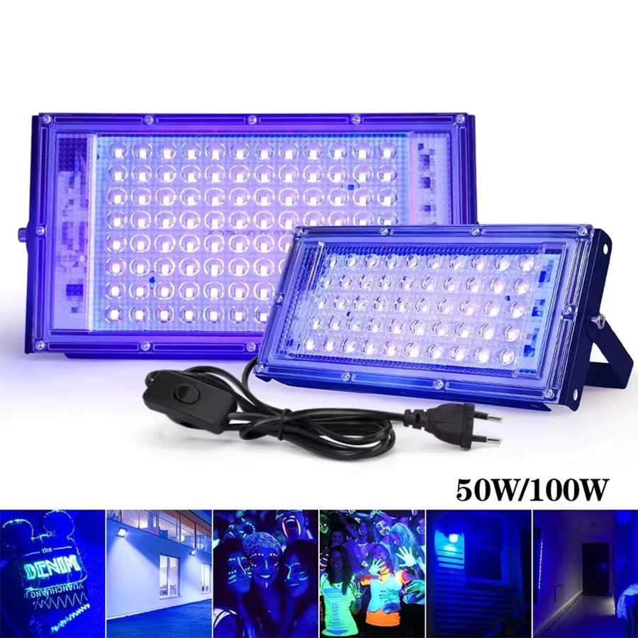 Prosite UV-Flutlicht Schwarz 395nm zur Keimabtötung und zum Aushärten mit 50W oder 100W - Bild 5