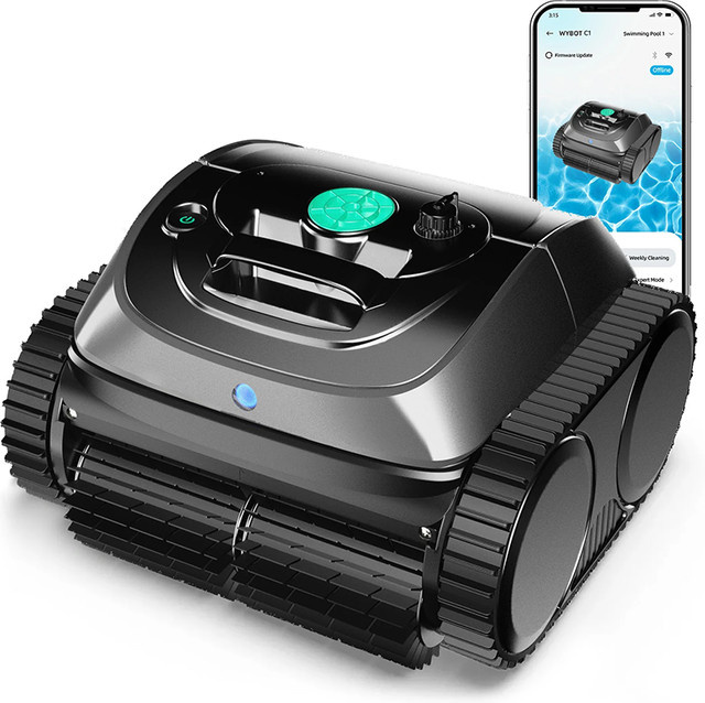 WYBOT C1 OS800 Kabelloser Roboter-Poolreiniger mit App-Steuerung zur Boden-, Wand- und Wasserlinienreinigung - Bild 1