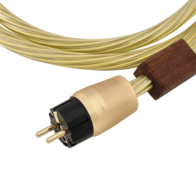Odin Gold HiFi Power Kabel für High Fidelity Audio mit US- und EU-Stecker - Bild 2