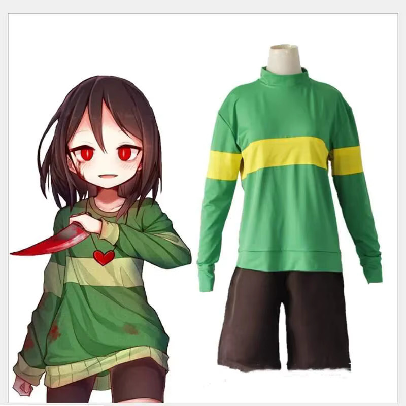 ZOBOTT Undertale Cosplay-Kostüm, Unisex, Set / Bundle, Grau, Bunt / Mehrfarbig - Bild 2