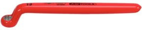 KS Tools Ringschlüssel mit Schutzisolierung, gekröpft, 7/8", rot, Chrome Vanadium - Bild 1