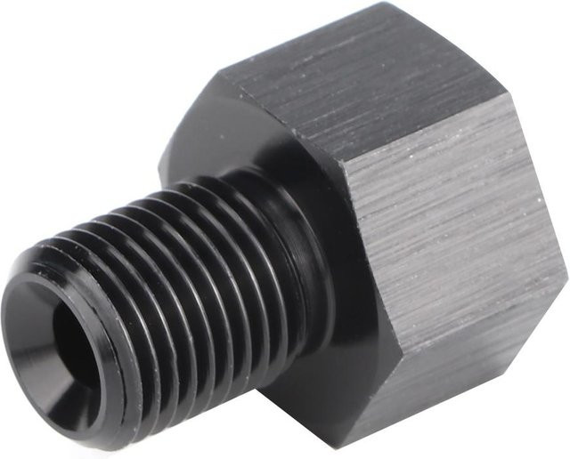 TOMTOP Öl Druck Gauge Adapter 18in NPT Weiblich zu M10x 1,0 Männlich Schwarz aus Aluminium - Bild 1