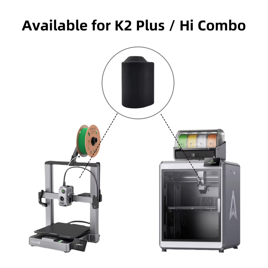 Creality Silikonhülle für Hi Combo Hotend, schwarze Silikonsocke als Schutzhülle passend für das Creality K2 Plus Hot End Printing Kit - Bild 3